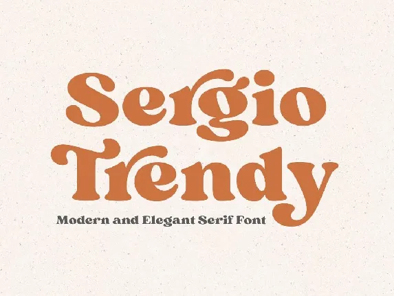 Sergio Trendy font