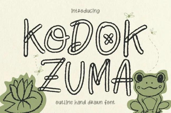 Kodok Zuma font