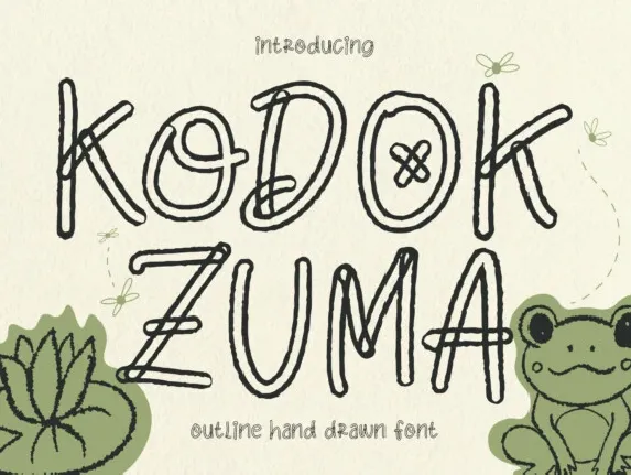 Kodok Zuma font