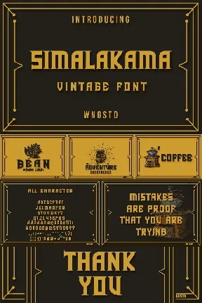 Simalakama font