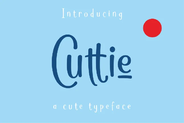 Cuttie Demo font