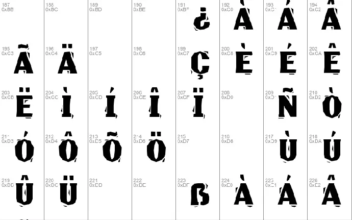 Lino Chisel font