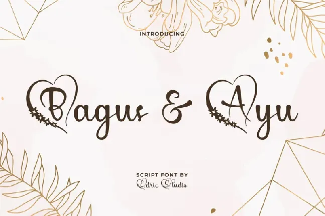 Bagus & Ayu font