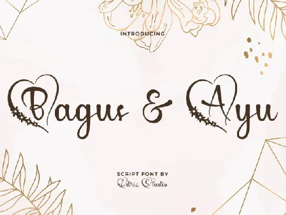 Bagus & Ayu font