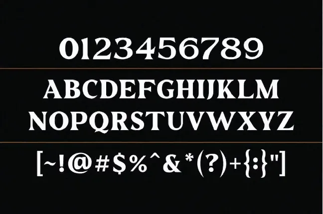 Circle Amolens font