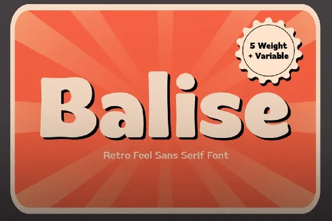 Balise font