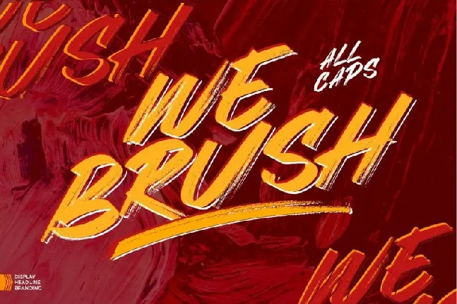 Webrush Brush font