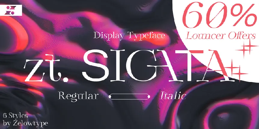 Zt Sigata font