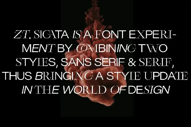 Zt Sigata font