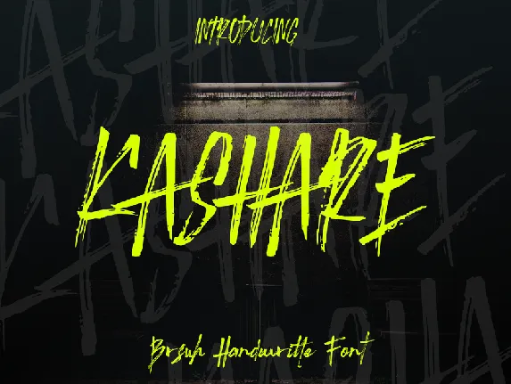 Kashare font