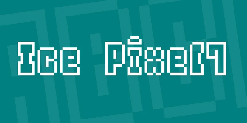 Ice Pixel7 font