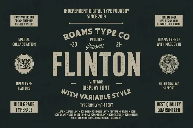 Flinton font