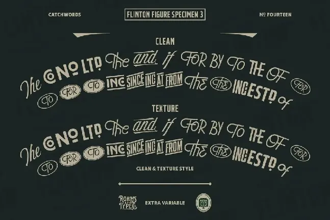 Flinton font