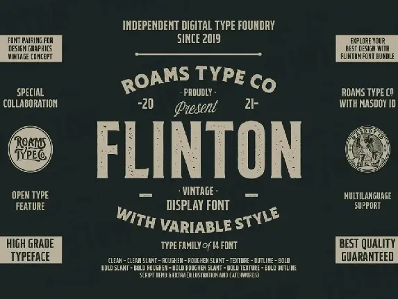 Flinton font