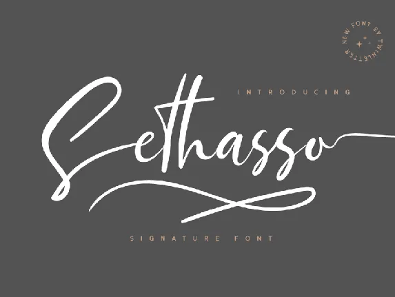 Sethasso font