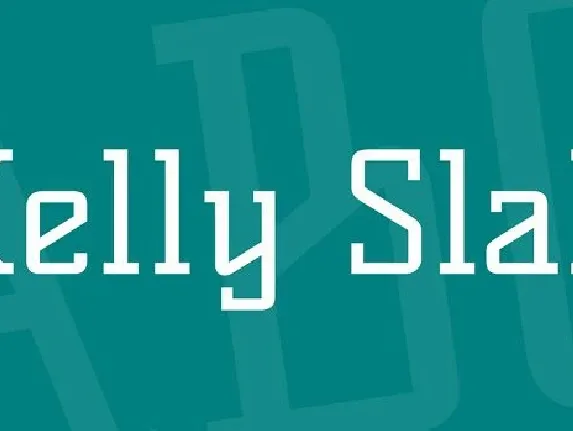 Kelly Slab font