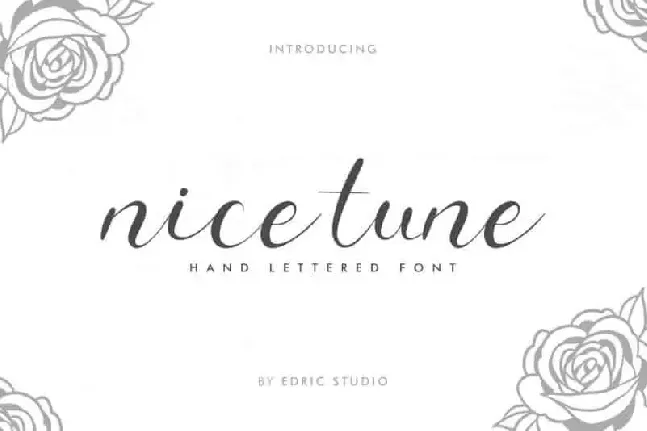 Nice Tune Calligraphy font