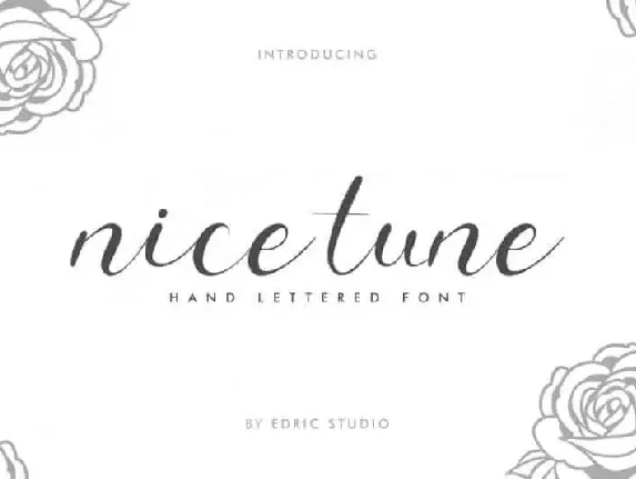 Nice Tune Calligraphy font