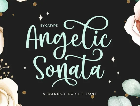 Angelic Script Typeface font