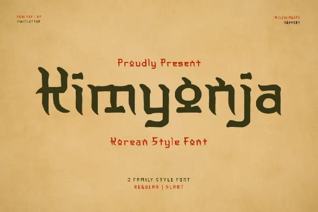 Kimyonja Trial font