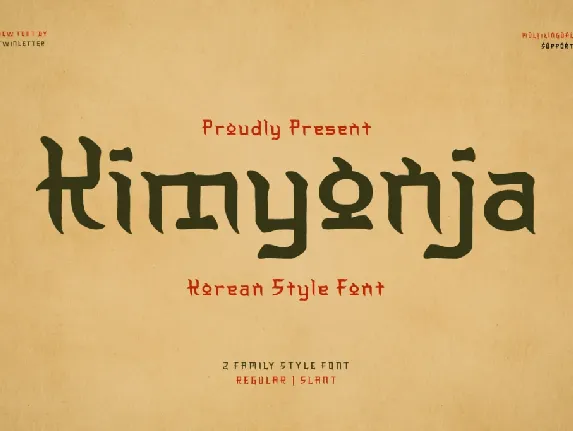 Kimyonja Trial font