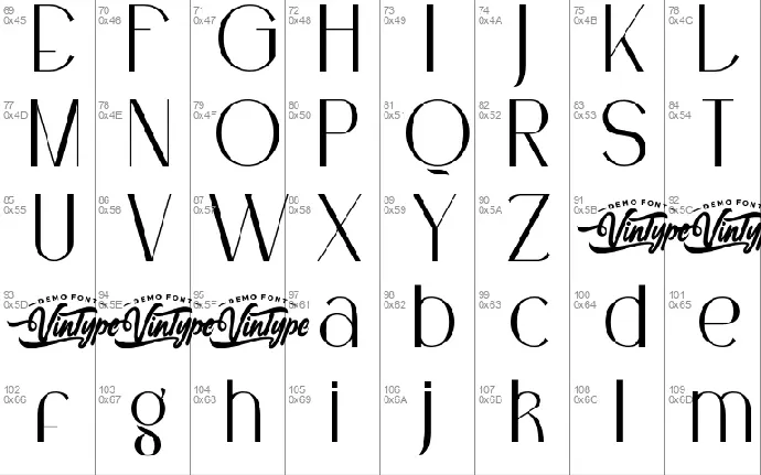 BogatioDemo font