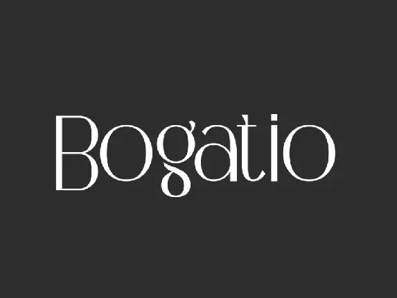 BogatioDemo font