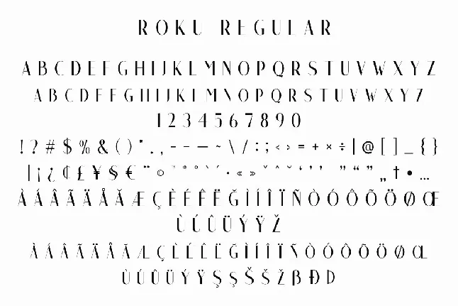 Roku font