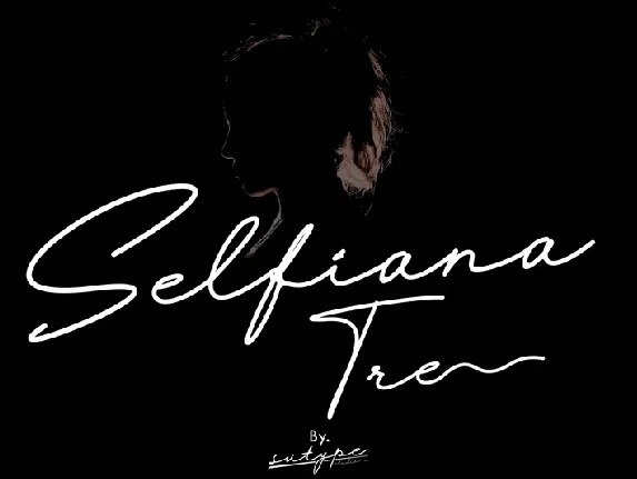 Selfiana Tre Script font