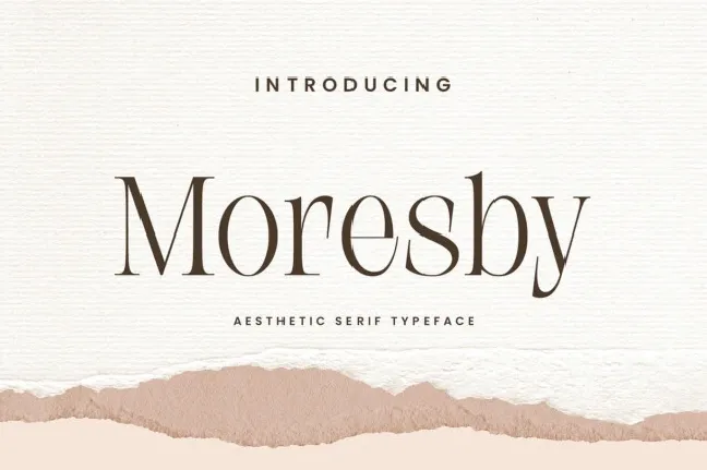 Moresby font