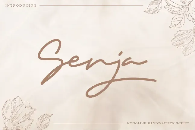 Senja Free Trial font