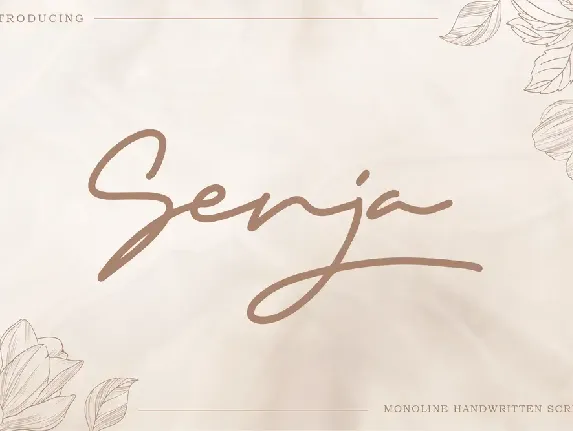 Senja Free Trial font