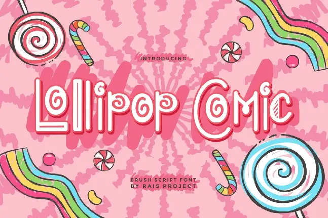 Lollipop Comic Demo font