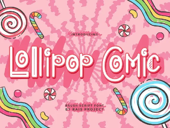 Lollipop Comic Demo font