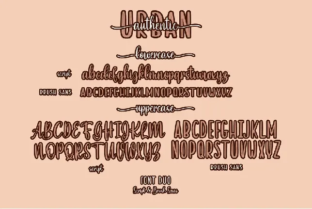 Authentic Urban font