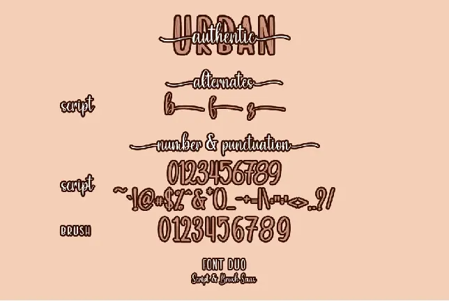 Authentic Urban font