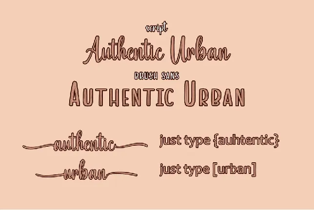 Authentic Urban font