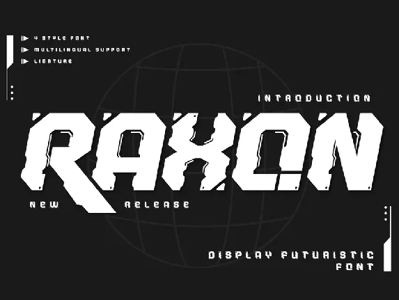 RAXON font