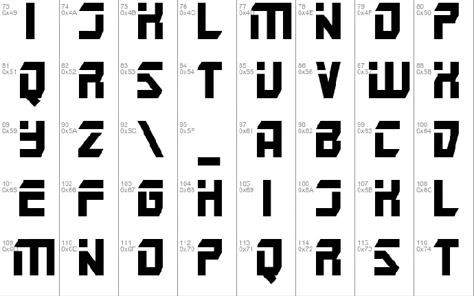 Mars Police font