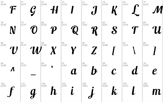 Andalia font