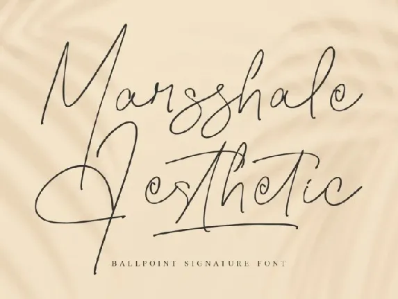 Marsshale Aesthetic font