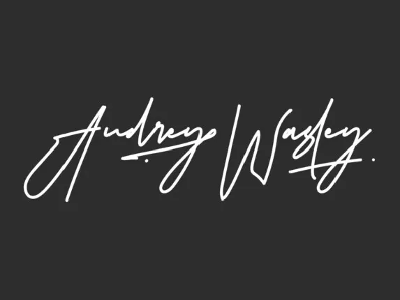 Audrey Wasley font