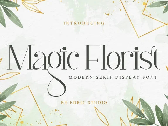 Magic Florist font