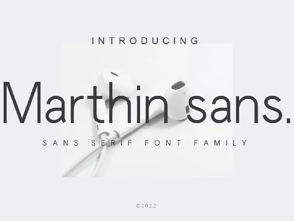 Marthin Sans font