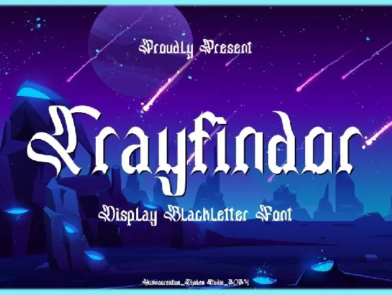 Trayfindor font