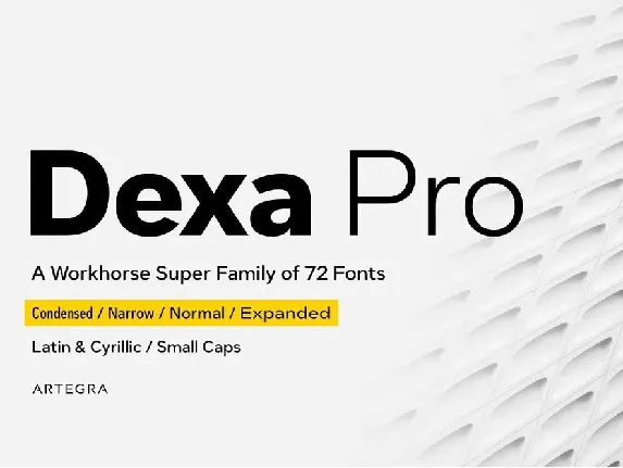 Dexa Pro Family font