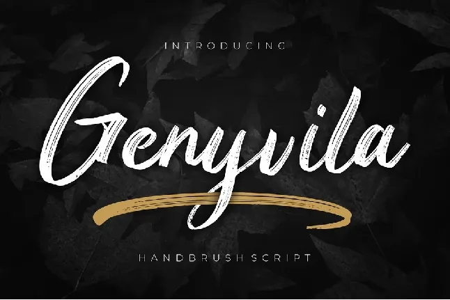 Genyvila font