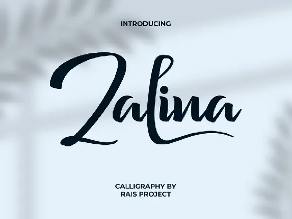 Zalina font