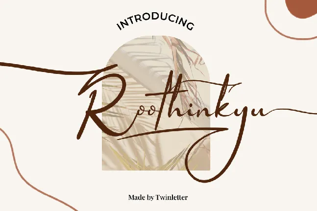 Roothinkyu font