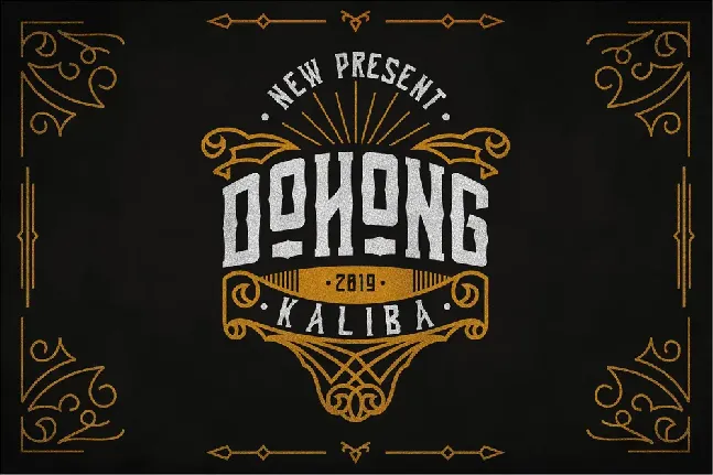 Dohong Kaliba Vintage font